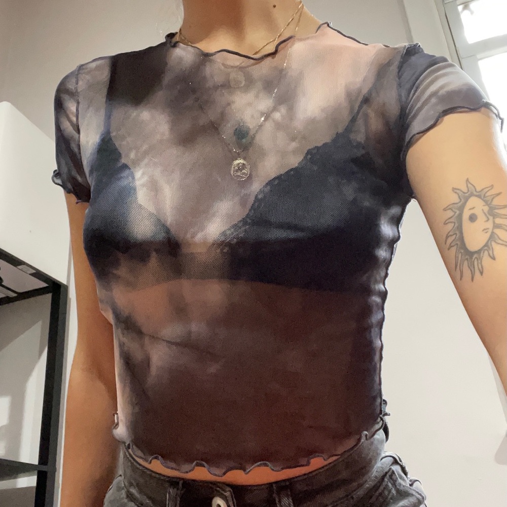 acid wash mesh top